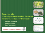 Analysis of a Clock Synchronization Protocol for Wireless Sensor