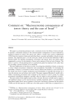 Comment on: ``Macroeconomic consequences of terror: theory and