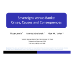 Sovereigns versus Banks - Centre for Economic Policy Research