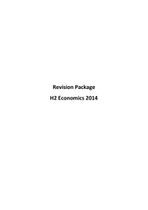 Revision Package H2 Economics 2014