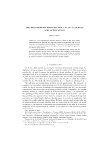 THE ISOMORPHISM PROBLEM FOR CYCLIC ALGEBRAS AND