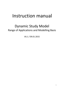 Initial Dynamic Model Instruction manual