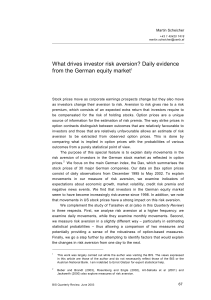 What drives investor risk aversion? - Bank for International Settlements