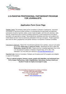 us-pakistan profession al partnership program for journalists