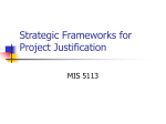 Strategic Frameworks for Project Justification
