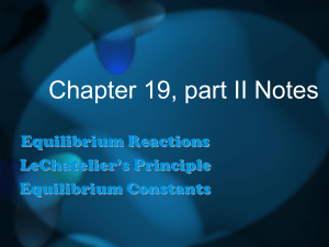 Chapter 19, part II Notes