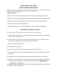 Cellular Respiration and Photosynthesis Test