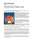 The Darker Side of Higher Yields - Twenty