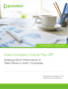 Does Company Culture Pay Off? - research