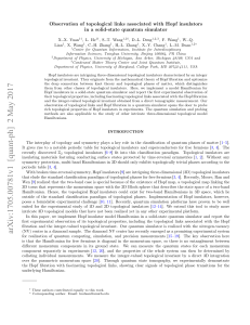 Observation of topological links associated with Hopf