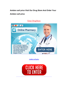 Ambien sell price