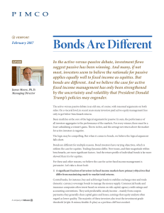 Bonds Are Different