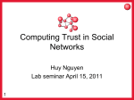 Computing Trust in Social Networks