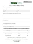 Space Modification Form - University of South Florida St. Petersburg