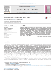 Monetary policy, doubts and asset prices