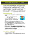 Printable Version of the FoodShed Food Standards