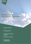Climate change: now risk not uncertainty