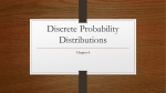 Discrete Probability Distributions