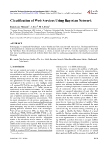 Classification of Web Services Using Bayesian Network