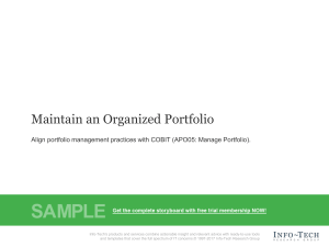 portfolio management leaders - Info