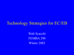 Technology Strategies for EC/EB