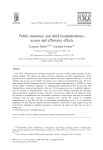 Public insurance and child hospitalizations: access