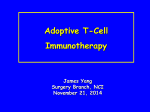 Adoptive T-Cell Immunotherapy