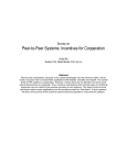 Quantifying disincentives in P2P Systems