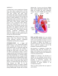 A healthy heart is most essential part of human body