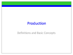 Production Functions