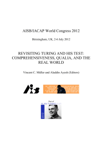 Revisiting Turing and His Test