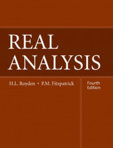 Real Analysis (4th ed, Royden and Fitzpatrick)