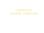 2.operating systems overview