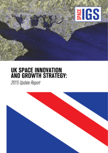 UK Space Innovation and Growth Strategy: 2015 Update Report