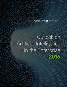 Outlook on Artificial Intelligence in the Enterprise 2016