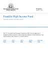 Franklin High Income Fund Prospectus