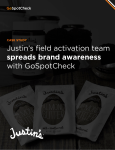 Justin`s field activation team spreads brand