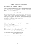 Lab 4 for Math 17: Probability and Simulation 1 The Law of Total