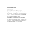 Local Homotopy Theory Basic References [1] Lecture Notes on