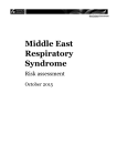 Middle East Respiratory Syndrome: Risk
