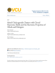 Metal Chalcogenide Clusters with Closed Electronic Shells and the