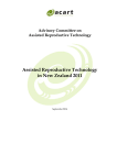 Assisted Reproductive Technology in New Zealand 2011