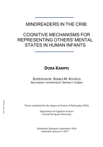 mindreaders in the crib: cognitive mechanisms for representing