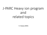 J-PARC Heavy ion program and more