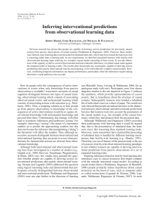 Inferring interventional predictions from observational learning data