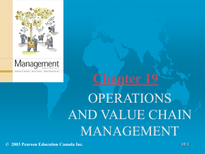 value chain management - Pearson Higher Education