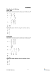 Matrices