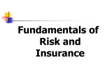 Fudamentals of risk and insurance
