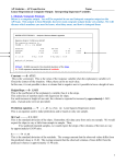 AP Statistics - Linear Regression : Interpreting