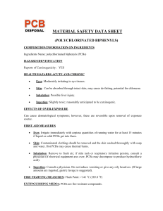 Polychlorinated biphenyls (PCB`s)